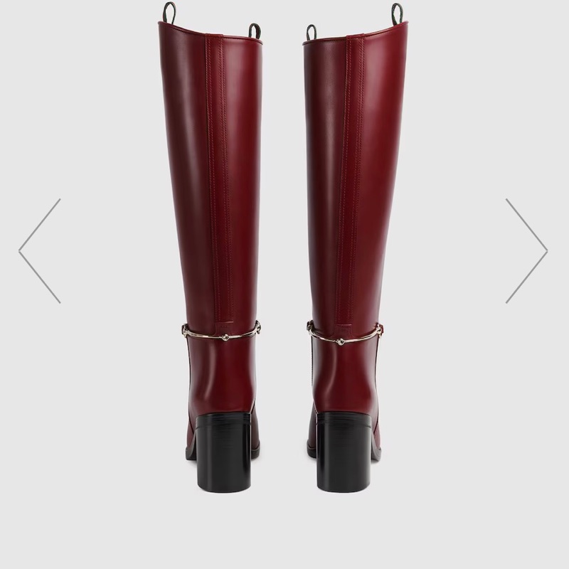 Gucci最新款台灣唯一39號全真皮歐洲古典紅-6