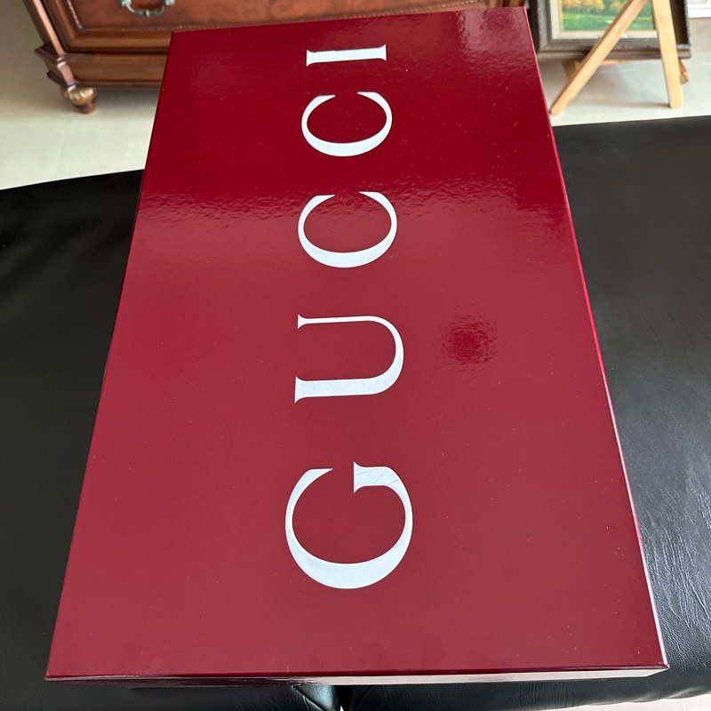 Gucci最新款台灣唯一39號全真皮歐洲古典紅-10