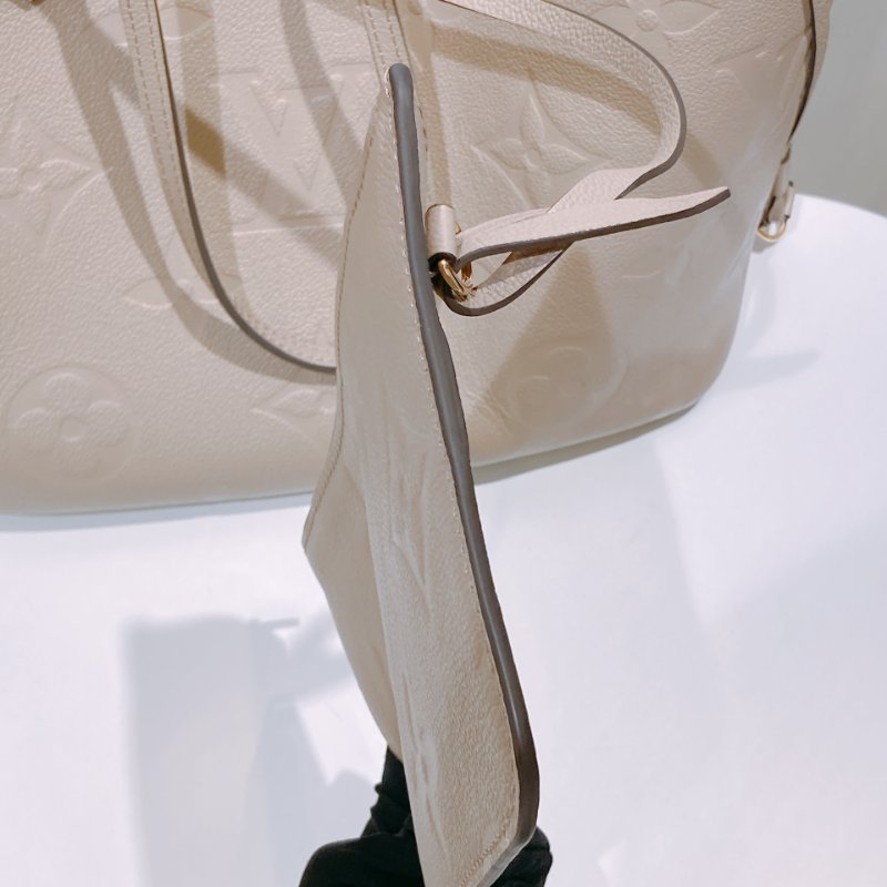 TW4531 Louis Vuitton 路易威登牛皮經典花紋肩帶包包Neverfull MM Tote Bag Tourterelle-14