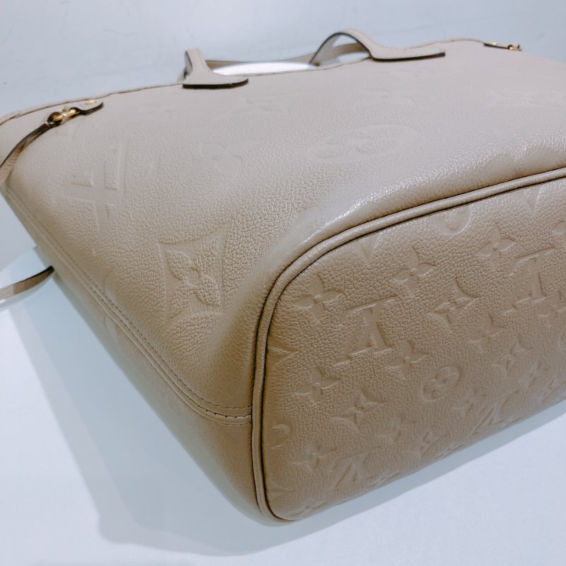 TW4531 Louis Vuitton 路易威登牛皮經典花紋肩帶包包Neverfull MM Tote Bag Tourterelle-27