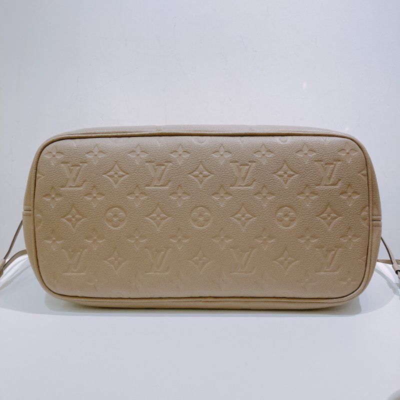 TW4531 Louis Vuitton 路易威登牛皮經典花紋肩帶包包Neverfull MM Tote Bag Tourterelle-30
