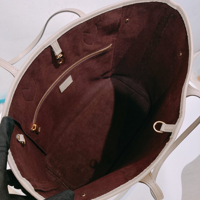 TW4531 Louis Vuitton 路易威登牛皮經典花紋肩帶包包Neverfull MM Tote Bag Tourterelle-31