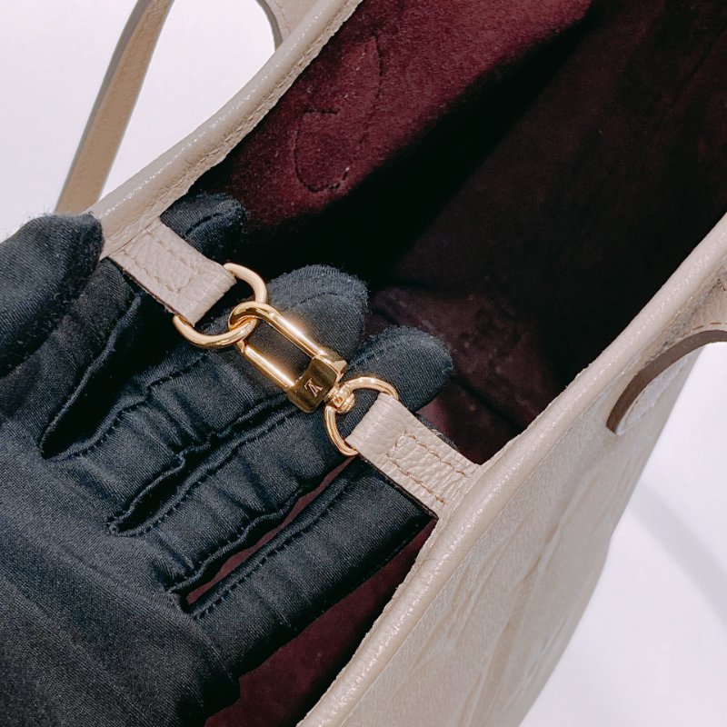 TW4531 Louis Vuitton 路易威登牛皮經典花紋肩帶包包Neverfull MM Tote Bag Tourterelle-32