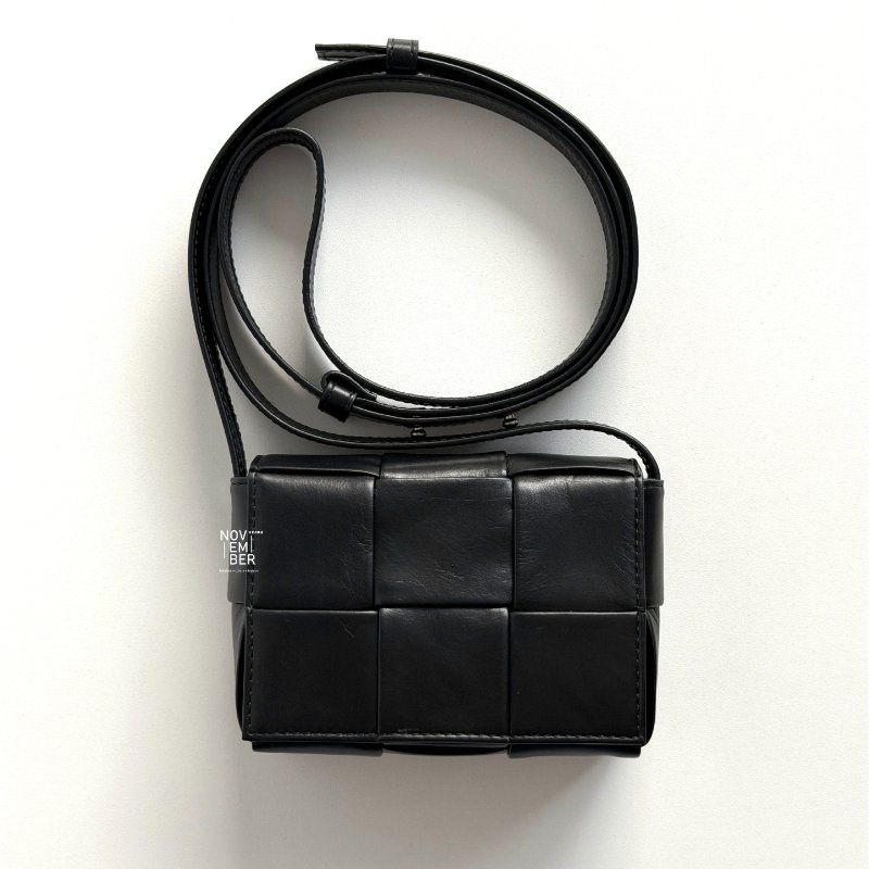 閒置新✨ Bottega Veneta BV 寶緹嘉 Cassette Mini 黑色-6