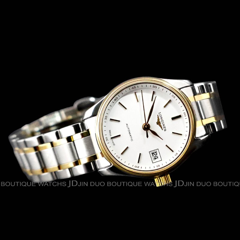 金鐸精品~W887 LONGINES 浪琴 Master Collection名匠系列自動上鍊女用腕錶-1