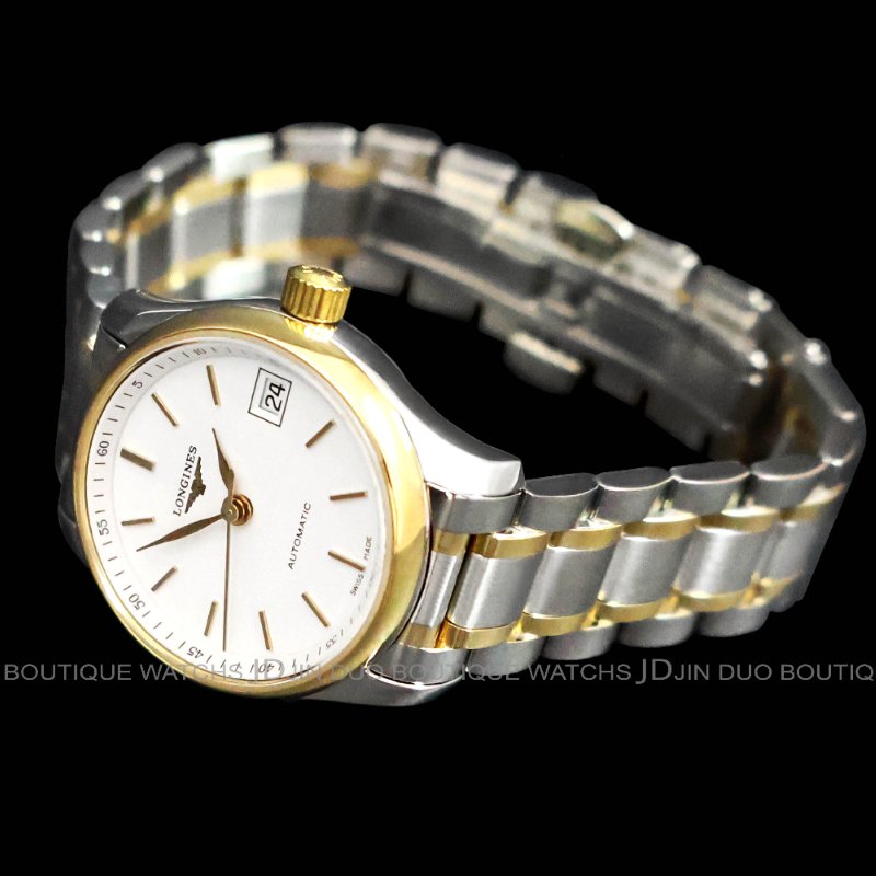 金鐸精品~W887 LONGINES 浪琴 Master Collection名匠系列自動上鍊女用腕錶-3