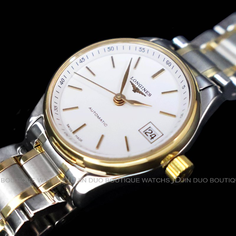 金鐸精品~W887 LONGINES 浪琴 Master Collection名匠系列自動上鍊女用腕錶-5