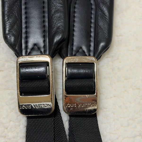 LV咖啡老花登山後背包-12