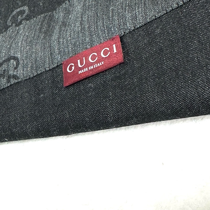 GUCCI 全新 雙色 雙面 長圍巾 披巾 披肩 絲巾-23