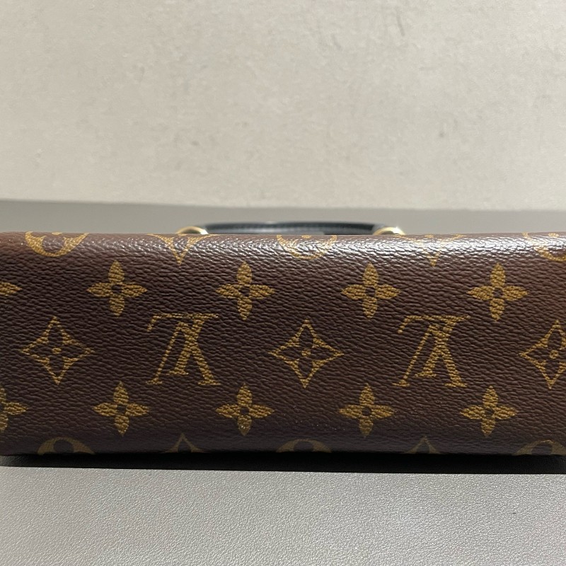 Lv Locky bb 鎖頭办 經典老花配黑色 肩背包-13