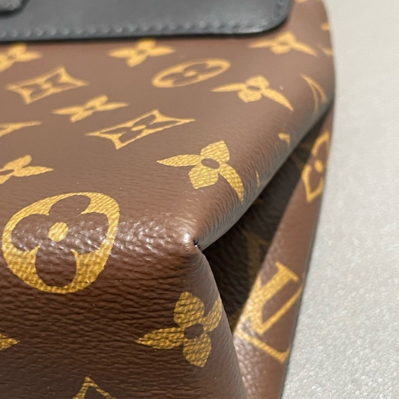 Lv Locky bb 鎖頭办 經典老花配黑色 肩背包-15