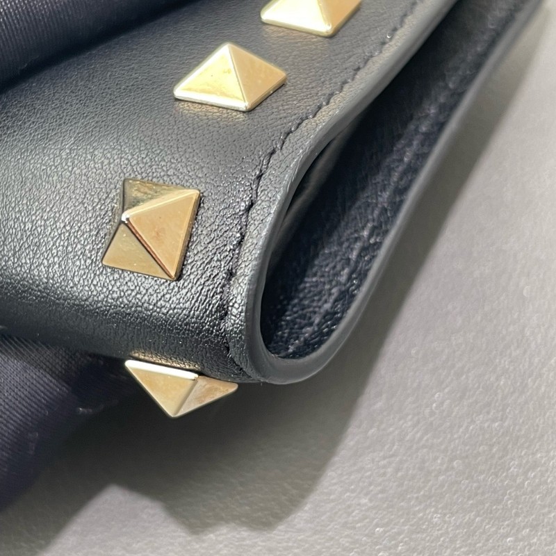 Valentio 長夾 錢包 黑金鉚釘長款-22