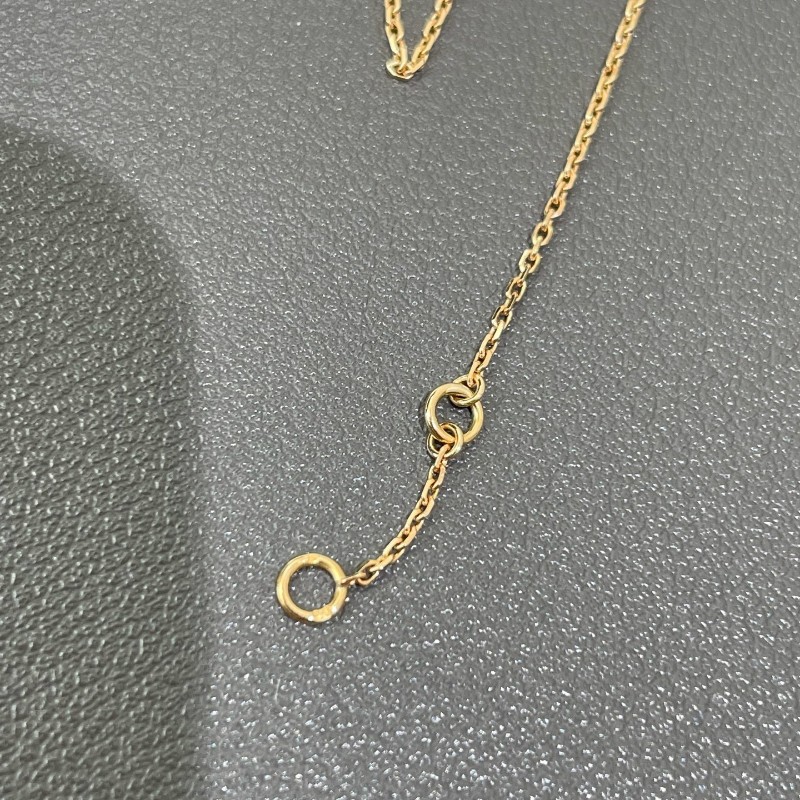 VCA 梵克雅寶 白色 小號 小花四葉草手鍊 全長約17.5cm-13