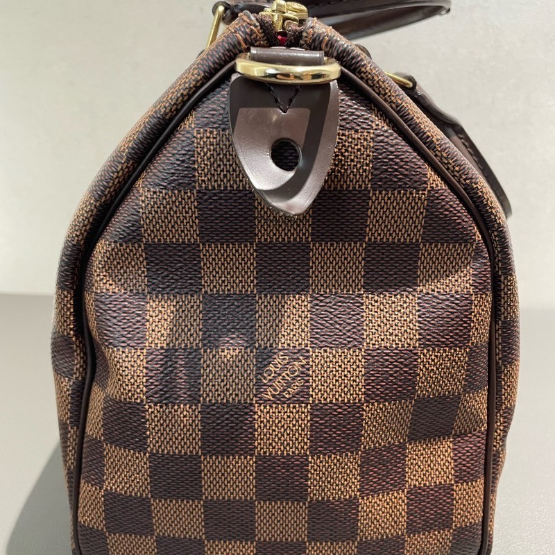 LV speedy 25 棋盤格 手提包-6