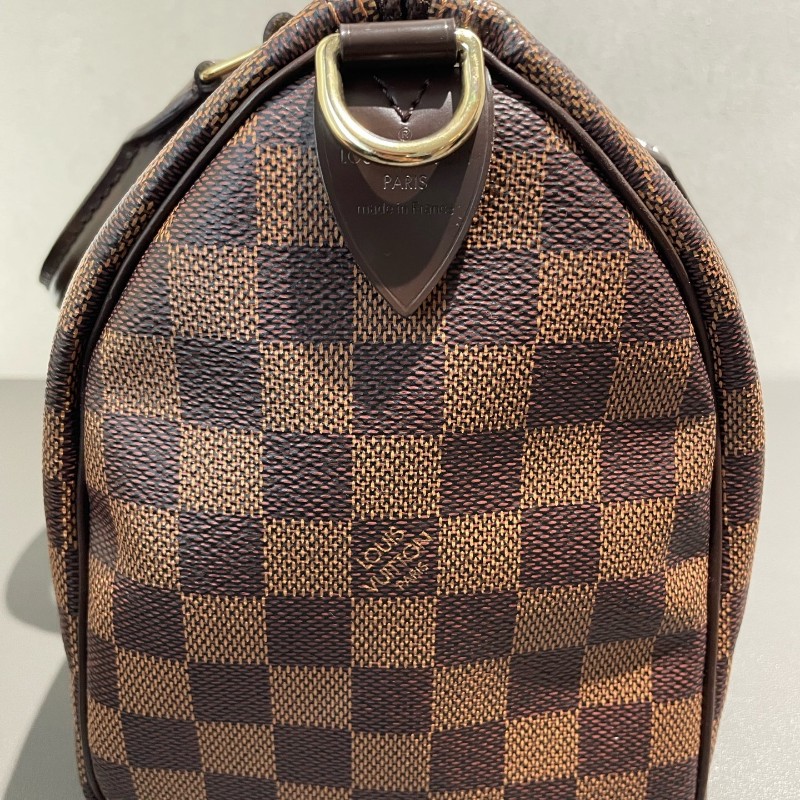 LV speedy 25 棋盤格 手提包-8