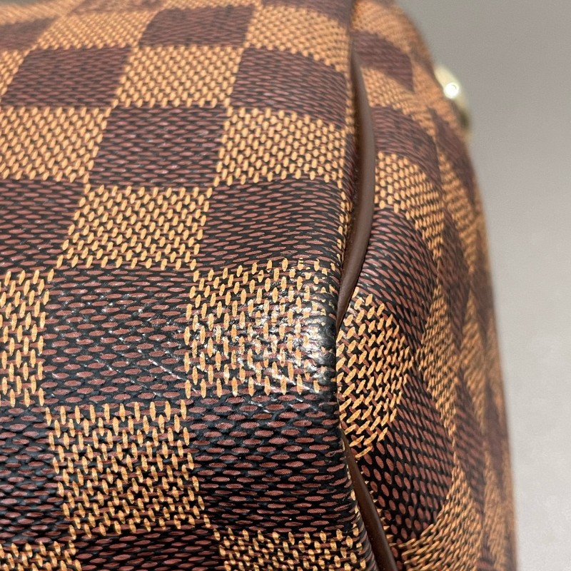 LV speedy 25 棋盤格 手提包-12