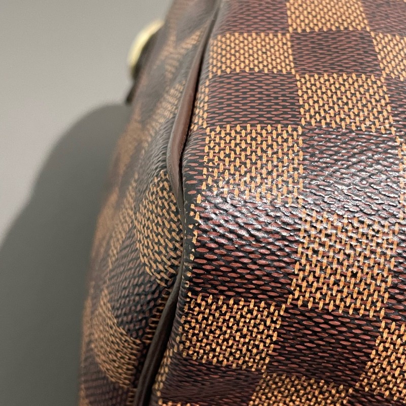 LV speedy 25 棋盤格 手提包-14