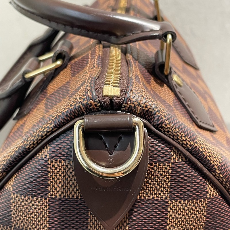 LV speedy 25 棋盤格 手提包-15