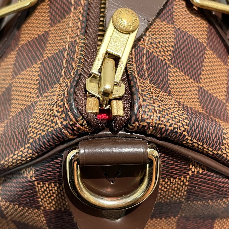 LV speedy 25 棋盤格 手提包-18