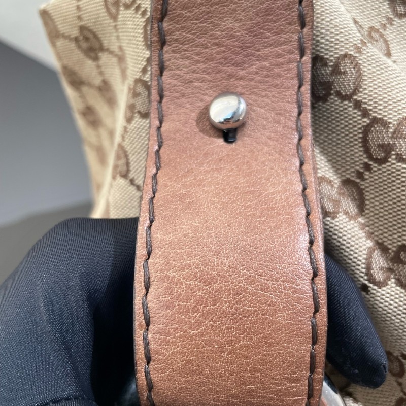 GUCCI 帆布手提包 編織手柄-26