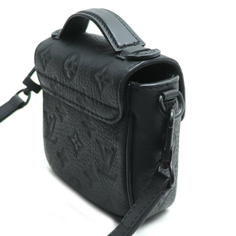 路易威登 Pico S-Lock 兩用單肩背包,Taurillon 色,黑色,M83148,男女通用-1