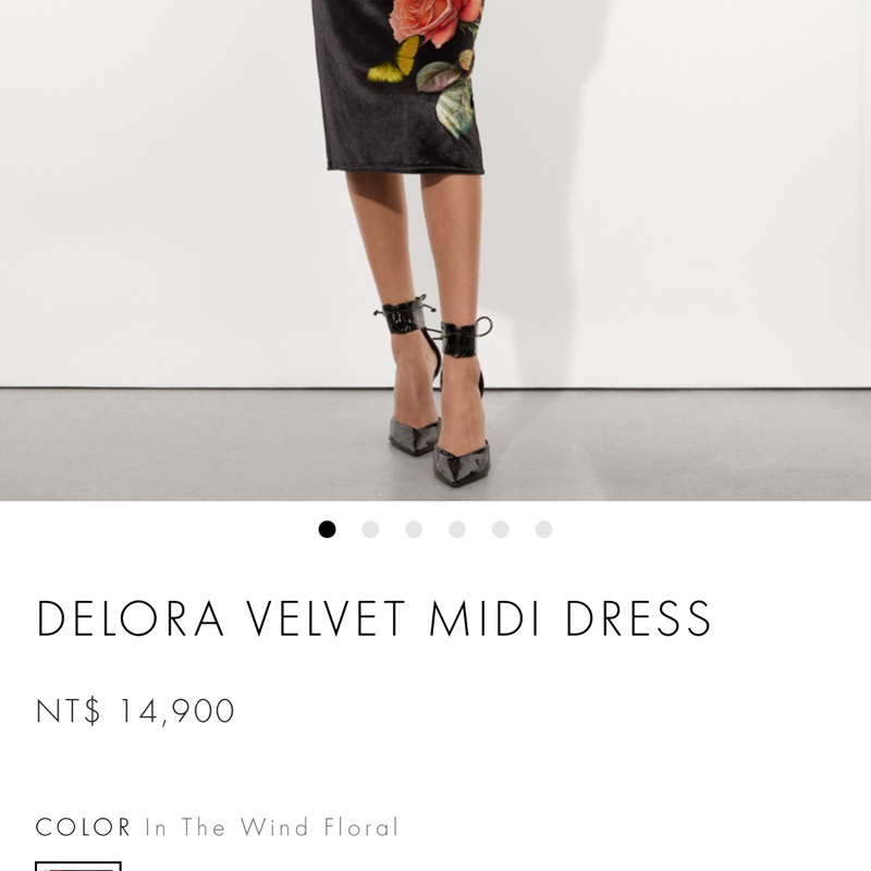 全新Alice+Olivia正品細絨合身洋裝 2號 XS-M可穿 原價14000-3