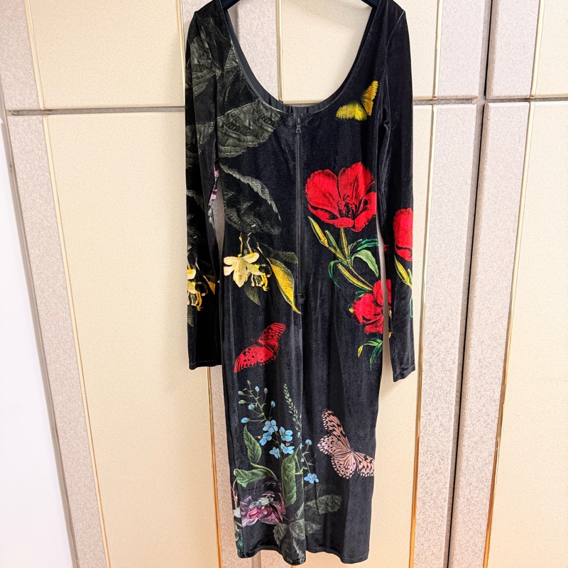 全新Alice+Olivia正品細絨合身洋裝 2號 XS-M可穿 原價14000-6