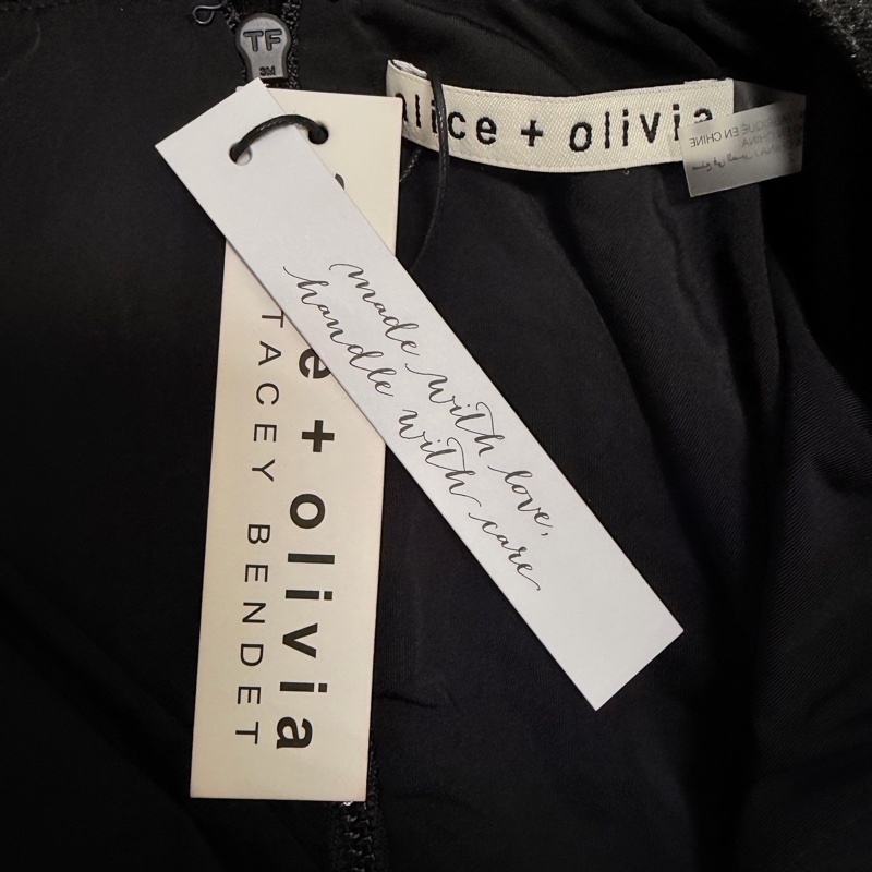 全新Alice+Olivia正品細絨合身洋裝 2號 XS-M可穿 原價14000-8