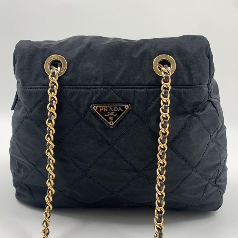 🌷Prada 單肩包協背包 ｜經典花紋✦fufu style 精品✦ 氣質款｜-1