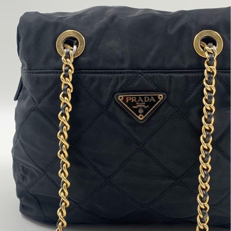 🌷Prada 單肩包協背包 ｜經典花紋✦fufu style 精品✦ 氣質款｜-5