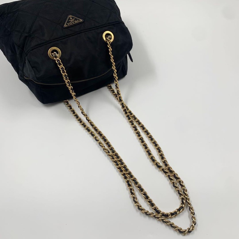 🌷Prada 單肩包協背包 ｜經典花紋✦fufu style 精品✦ 氣質款｜-17