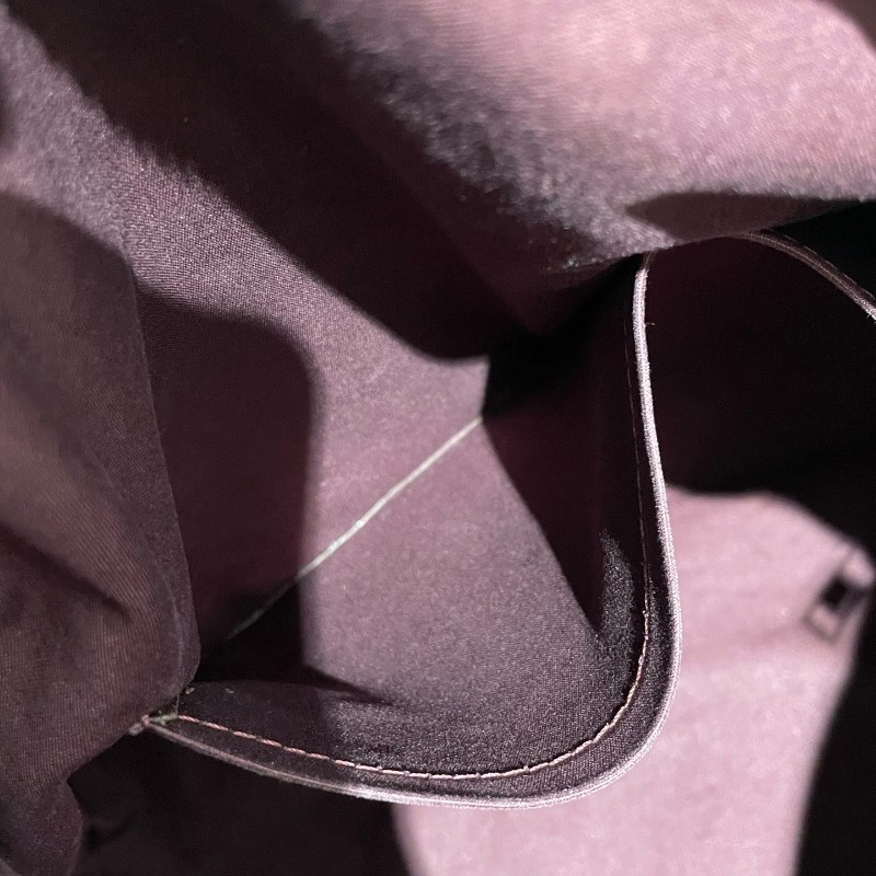 LV 老花帆布樹莓色丹寧 中古 肩背包手提包-25