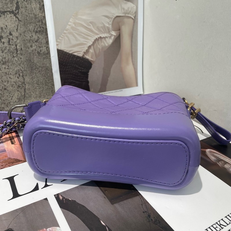 Chanel 流浪包 小號 香芋紫 肩背包-3