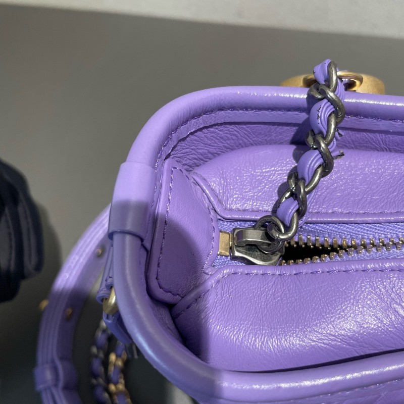 Chanel 流浪包 小號 香芋紫 肩背包-4