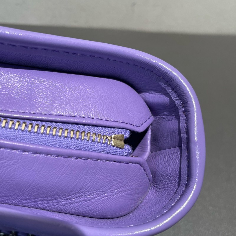 Chanel 流浪包 小號 香芋紫 肩背包-7