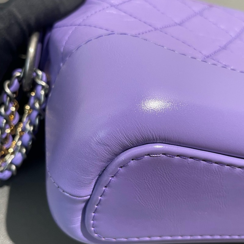 Chanel 流浪包 小號 香芋紫 肩背包-14