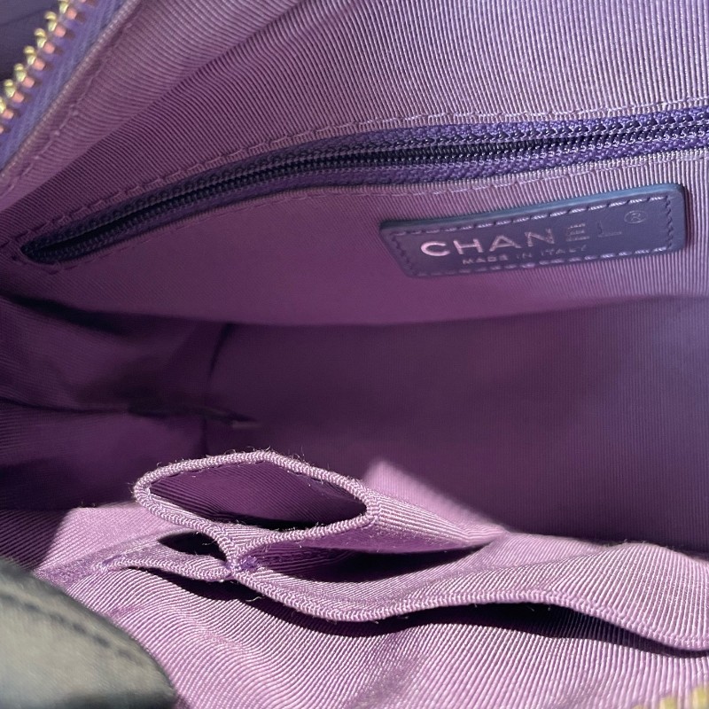Chanel 流浪包 小號 香芋紫 肩背包-19