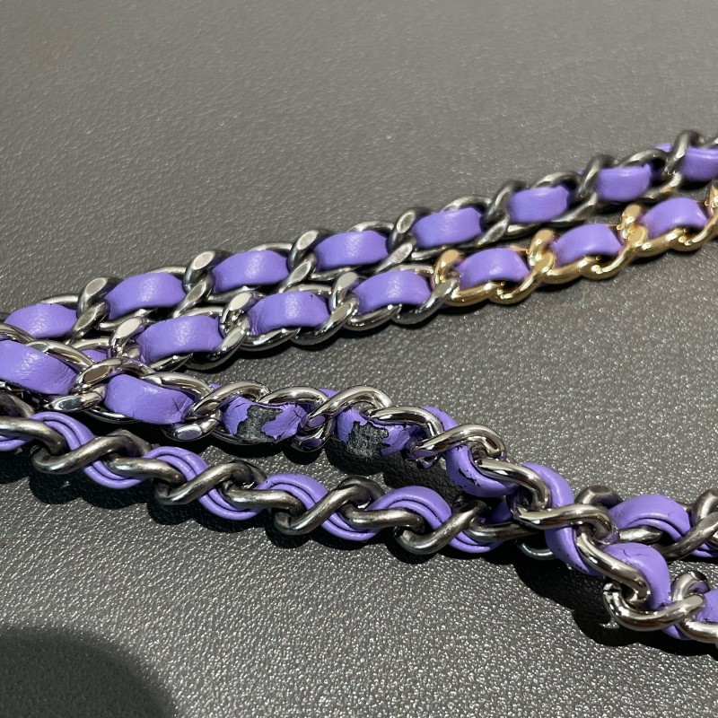 Chanel 流浪包 小號 香芋紫 肩背包-24