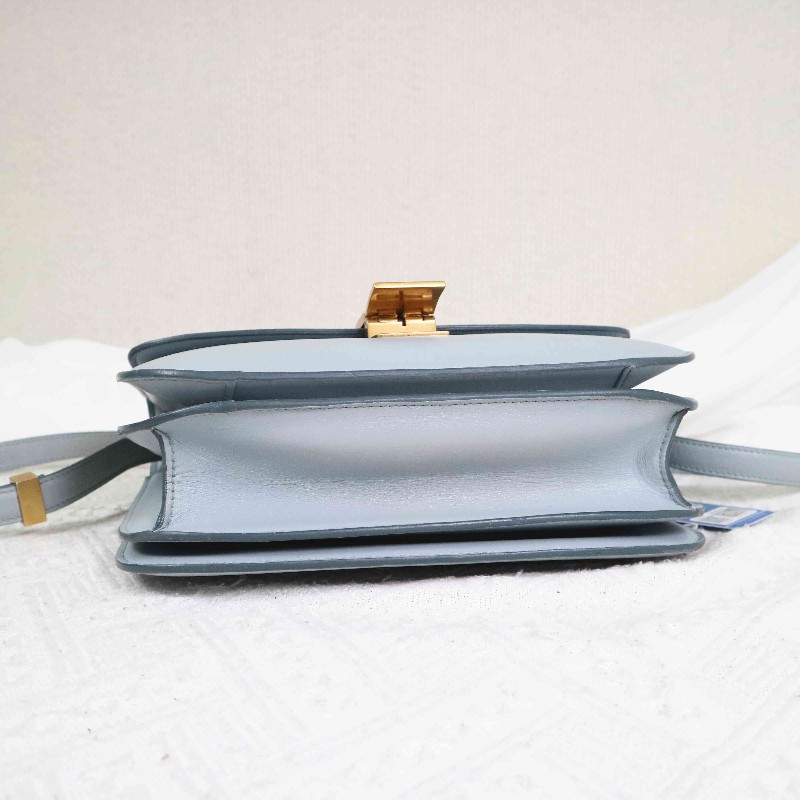 CELINE 中號 霧霾藍金扣 BOX-3