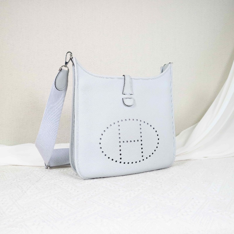 HERMES Evelyne29 Y刻 8U/Blue Glacier/冰川藍+銀扣-1
