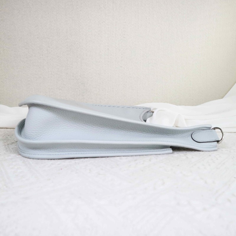 HERMES Evelyne29 Y刻 8U/Blue Glacier/冰川藍+銀扣-5