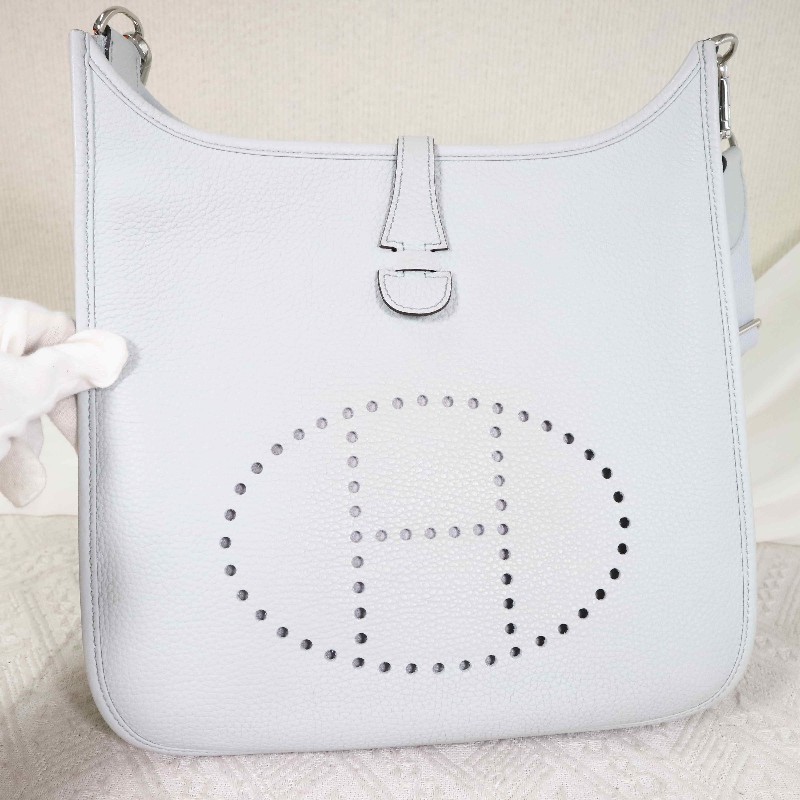 HERMES Evelyne29 Y刻 8U/Blue Glacier/冰川藍+銀扣-6