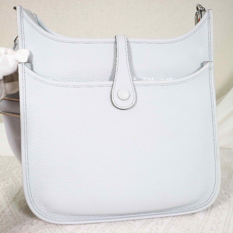 HERMES Evelyne29 Y刻 8U/Blue Glacier/冰川藍+銀扣-7