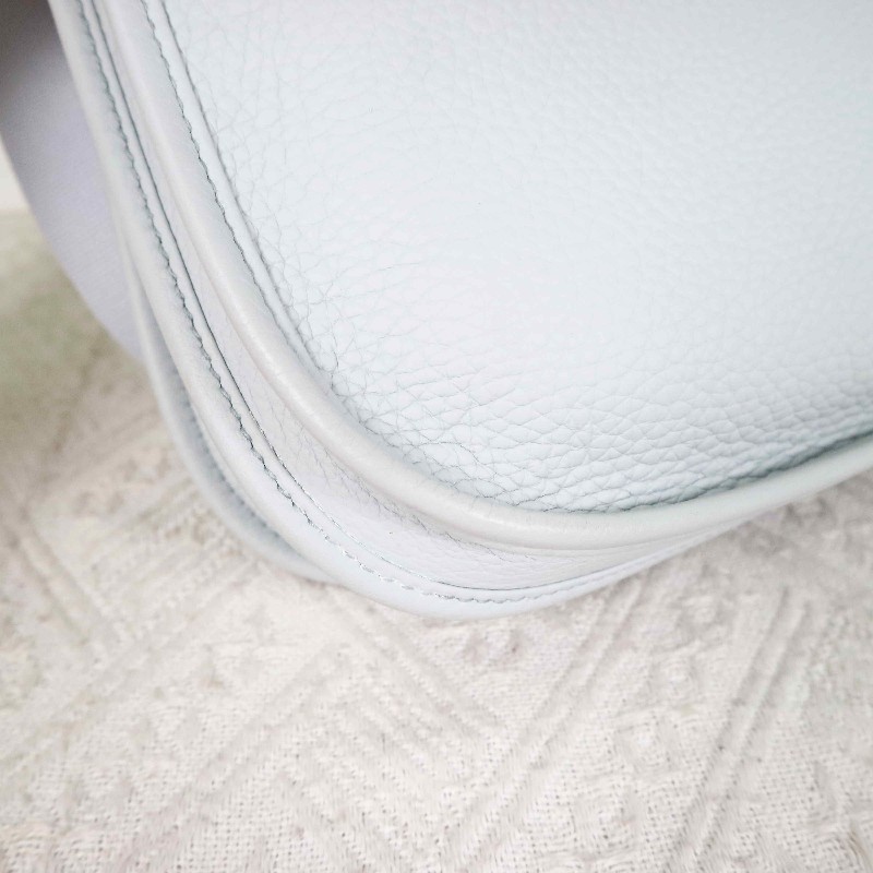 HERMES Evelyne29 Y刻 8U/Blue Glacier/冰川藍+銀扣-10