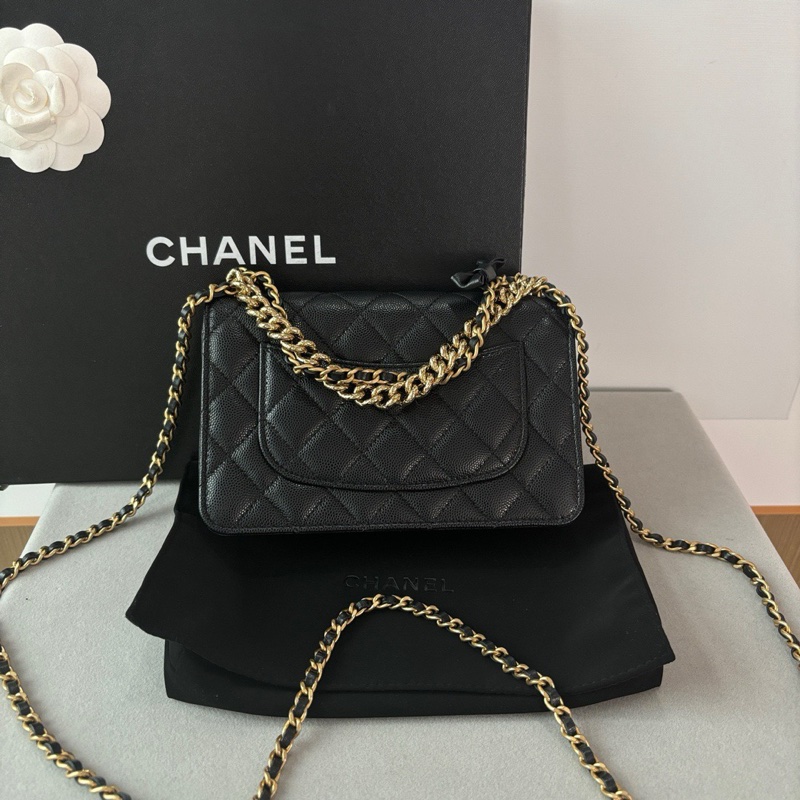 Chanel 絕美 24s蝴蝶結 woc背法多樣 閒置新🔥晶片款-4