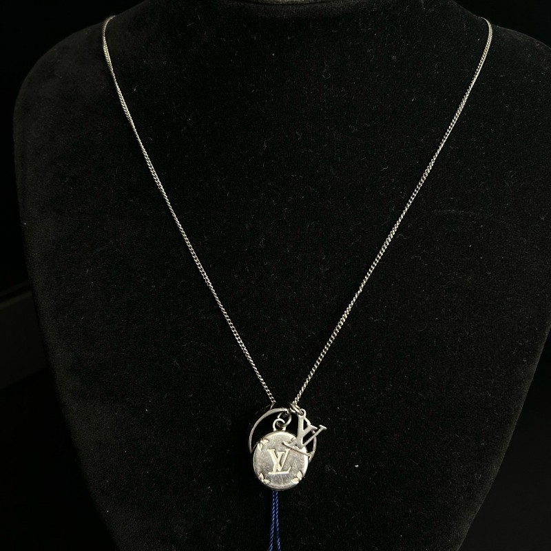 LV Monogram 吊墜項鍊  鏈長63cm-1