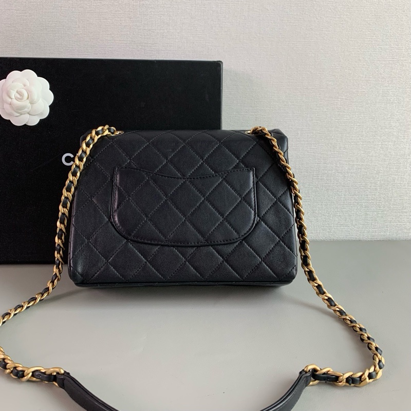 Chanel 23P 黑金字母 cf 方胖子 晶片款 超好看百搭🥰-3