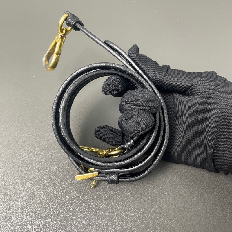 Prada Double Bag牛皮紅黑經典款手提包 肩背包-27