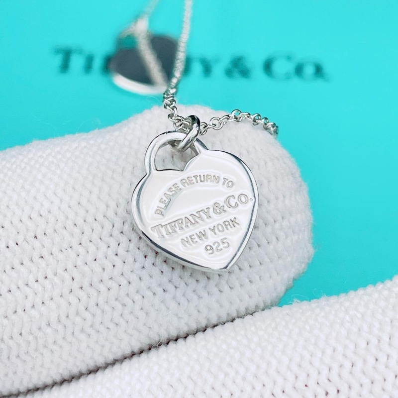 🌷Tiffany&Co. 雙愛心項鍊 |經典花紋✦fufu style 精品✦ 氣質款|-2