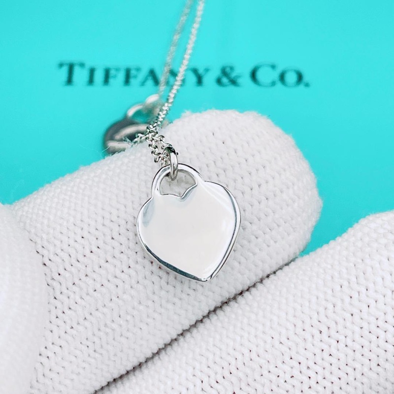 🌷Tiffany&Co. 雙愛心項鍊 |經典花紋✦fufu style 精品✦ 氣質款|-4